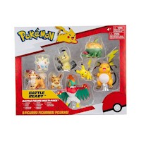 Pokemon 8 Figuras Multi Pack! con tus personajes favoritos